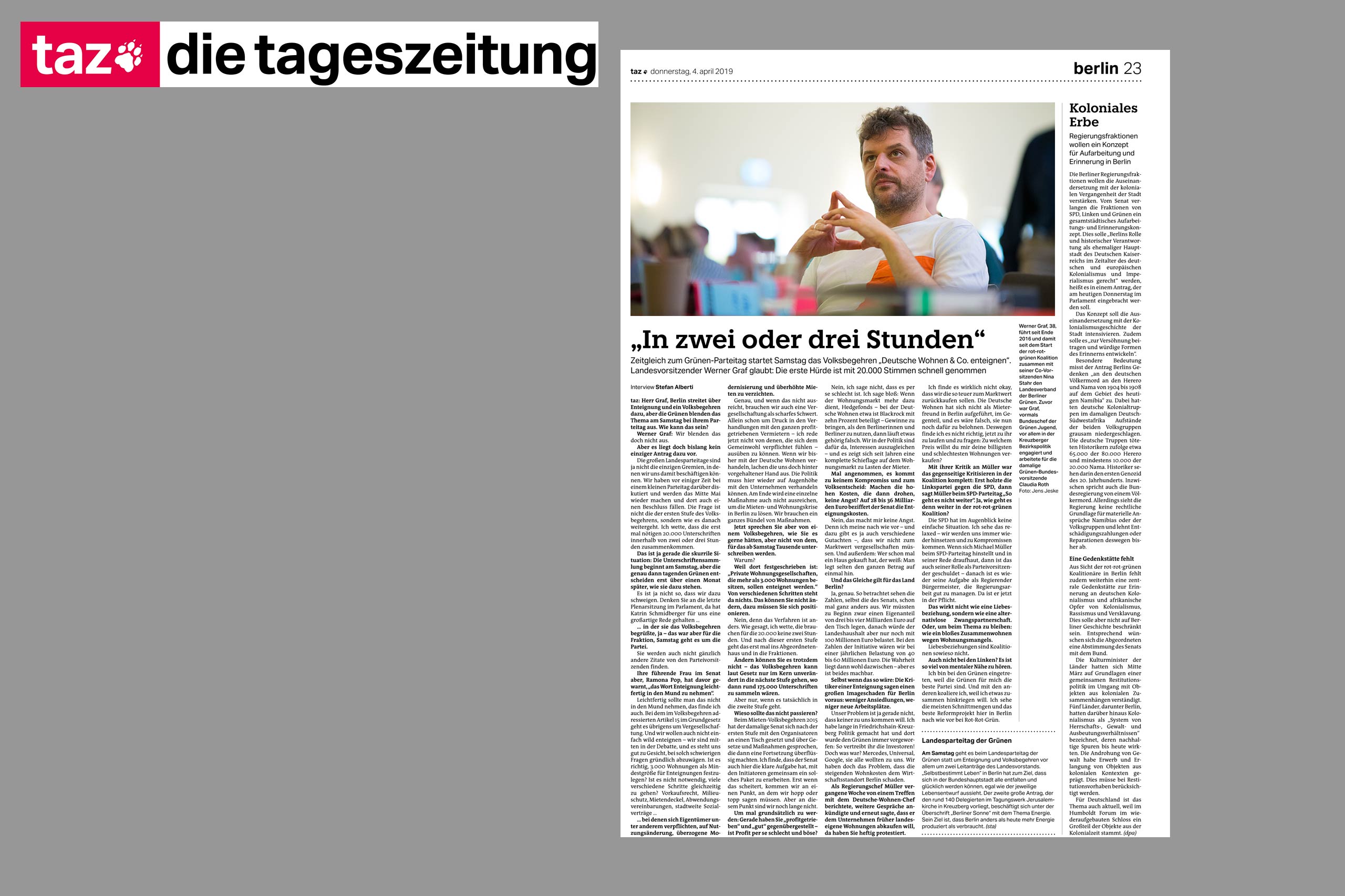 2019 taz werner graf